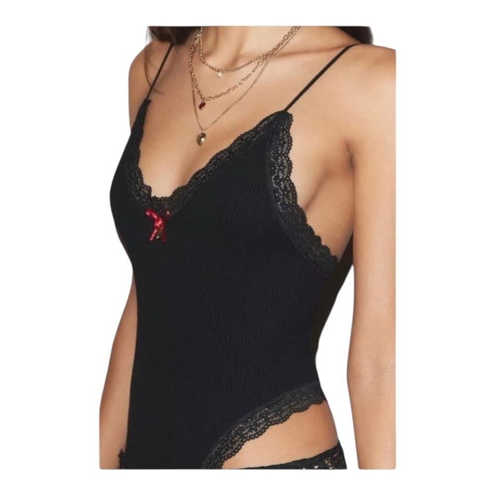 Urban Outfitters Out From Under Lace Trim Sexy Night Out Bodysuit